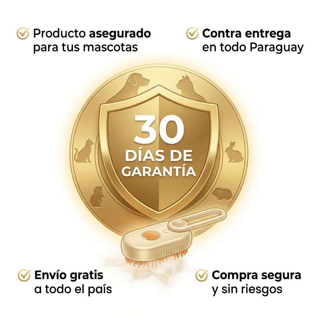 Kibora PetSpa™ Cepillo de Vapor Para Mascotas.